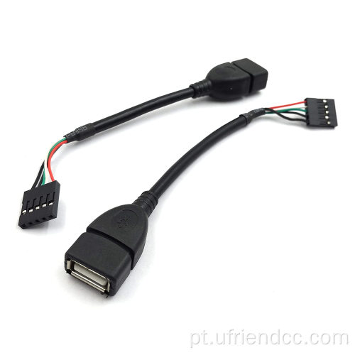 USB-2.0 para DUPONT 5PIN CABELO DE CABELO CABO TABEL